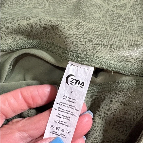 ZYIA HI RISE LNT OLIVE MAZE - Picture 4 of 5